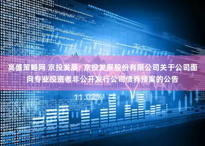 高盛策略网 京投发展: 京投发展股份有限公司关于公司面向专业投资者非公开发行公司债券预案的公告